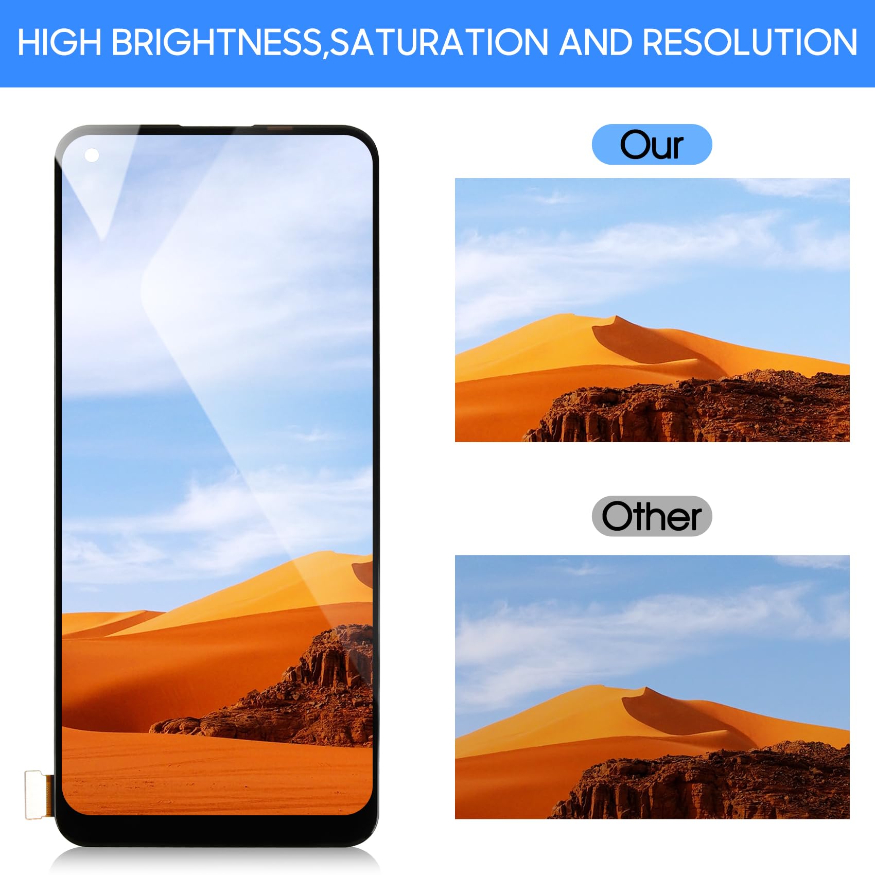 Amazon.com: TFT for Oneplus Nord 2 5G Screen Replacement for
